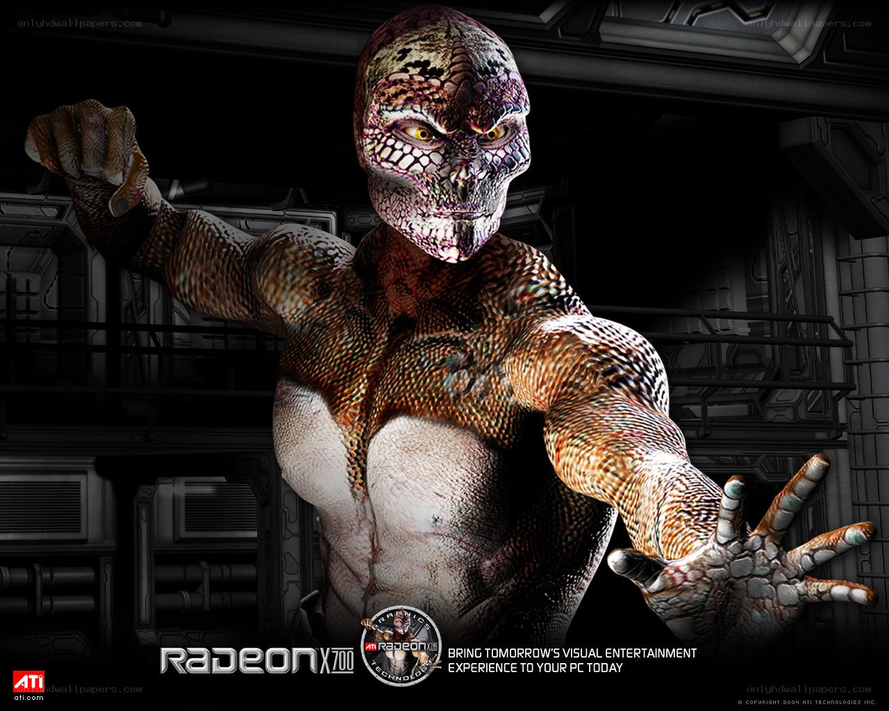 alien creature in sci-fi setting
