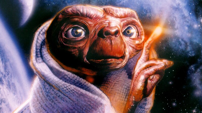 Alien Creature in Space — Blue, Dramatic, Illustration