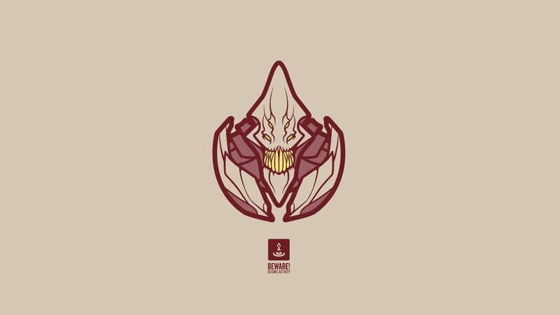 alien creature logo design