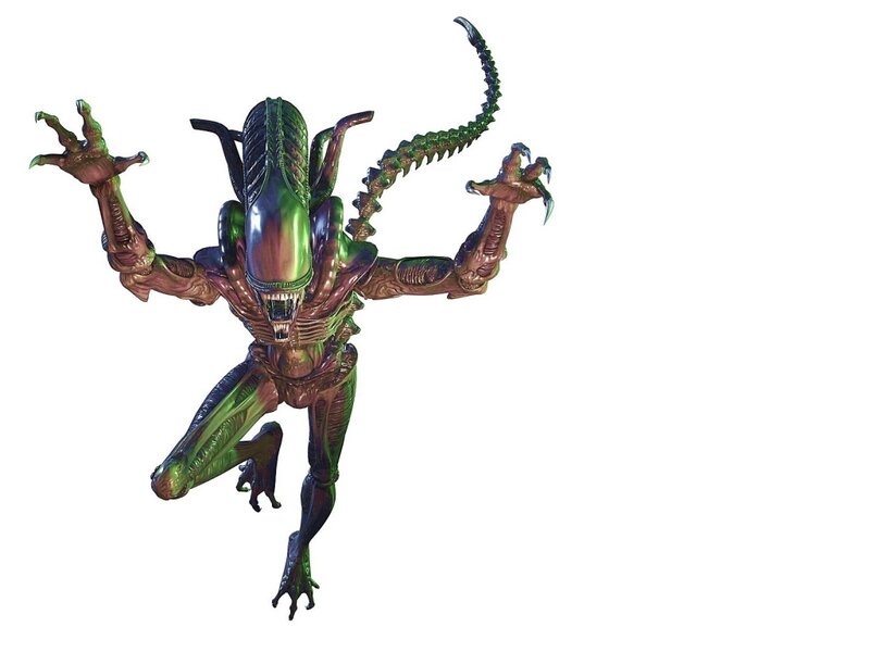 Alien Creature Model — Green