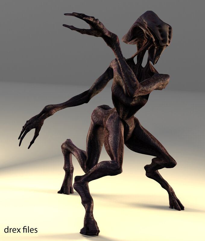 alien creature model
