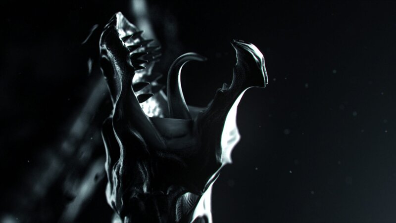 Alien Creature Mouth — Black
