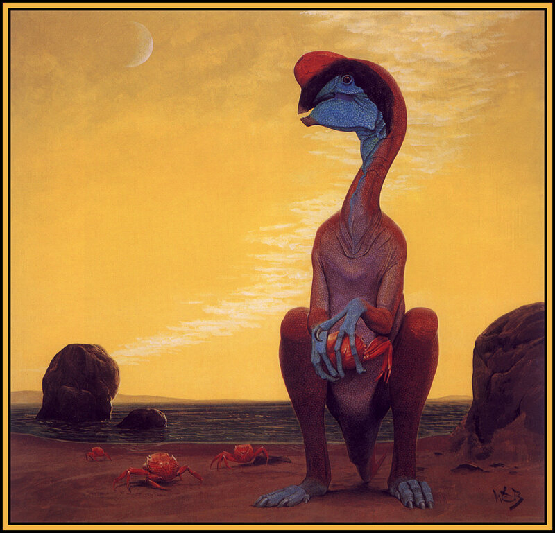 alien creature on alien beach