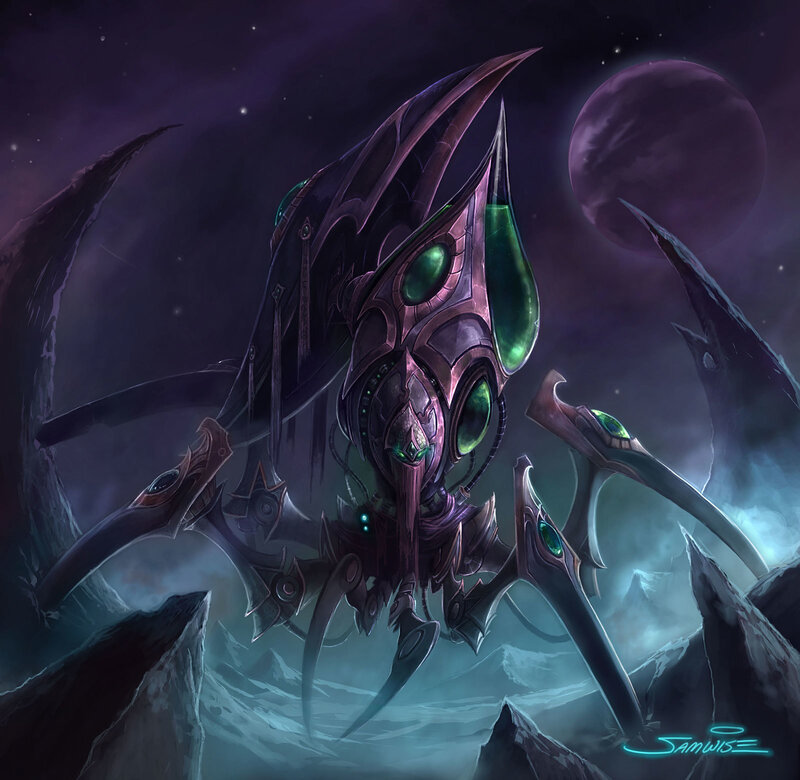 alien creature on alien planet
