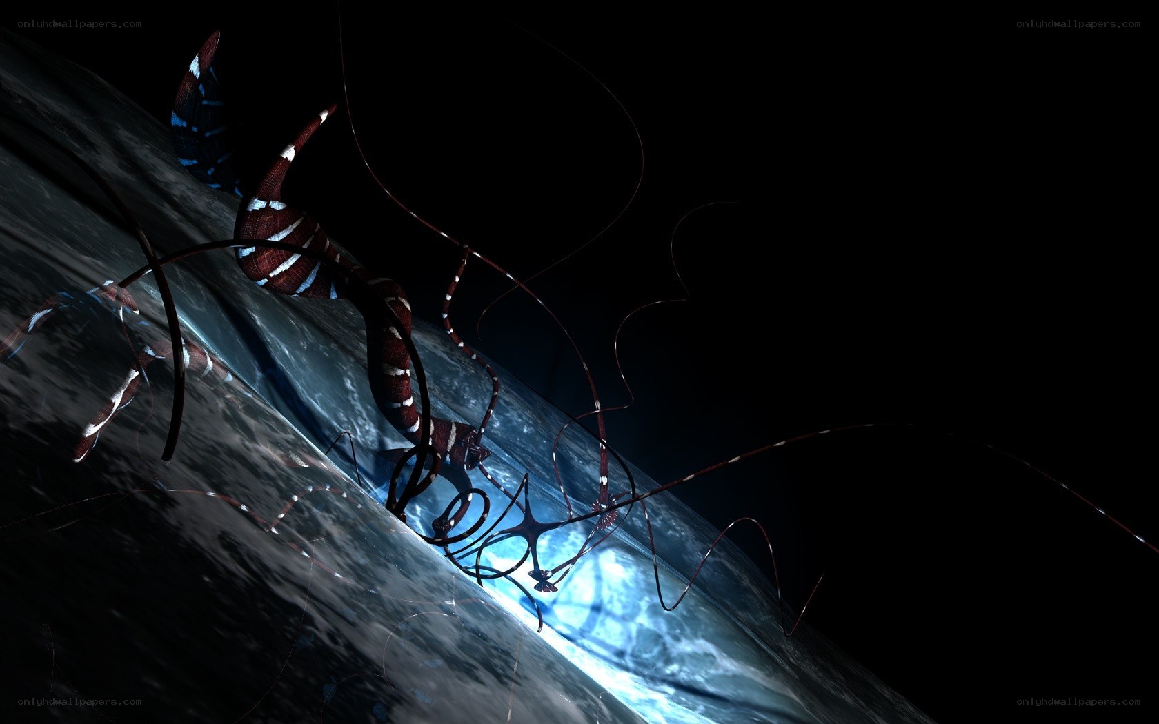 alien creature on planet surface