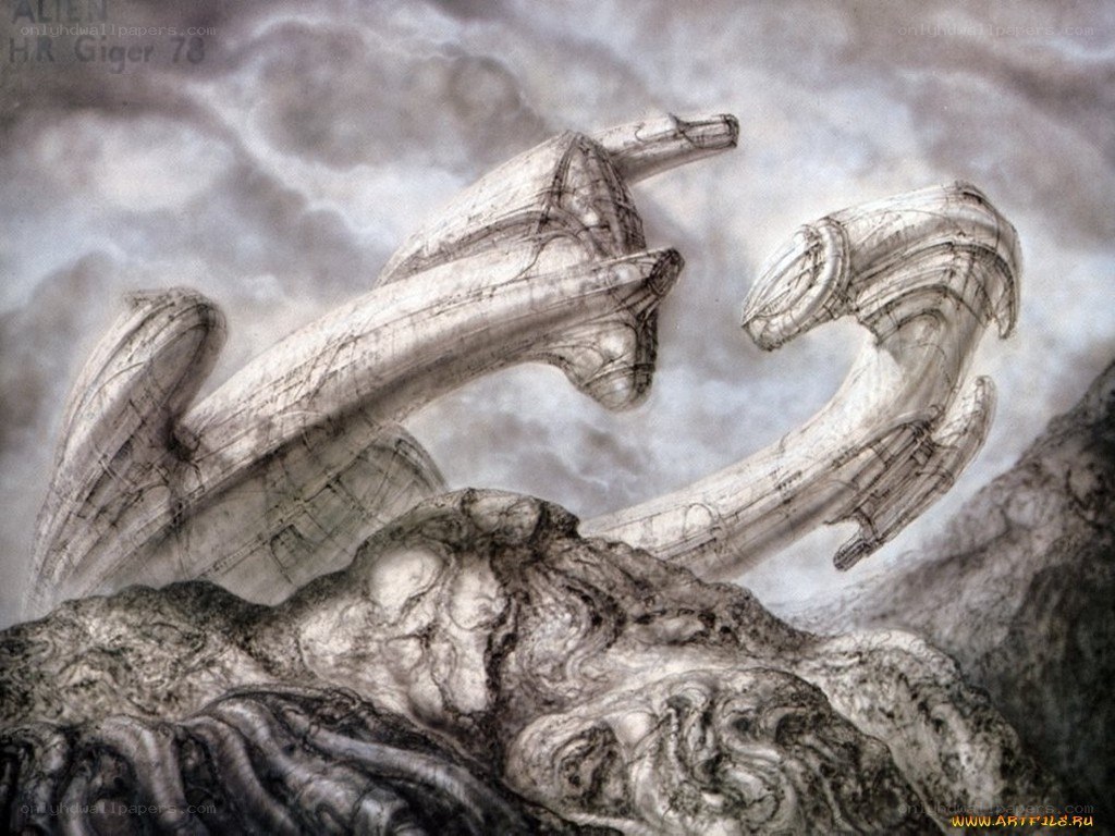 Alien creature on rocky terrain