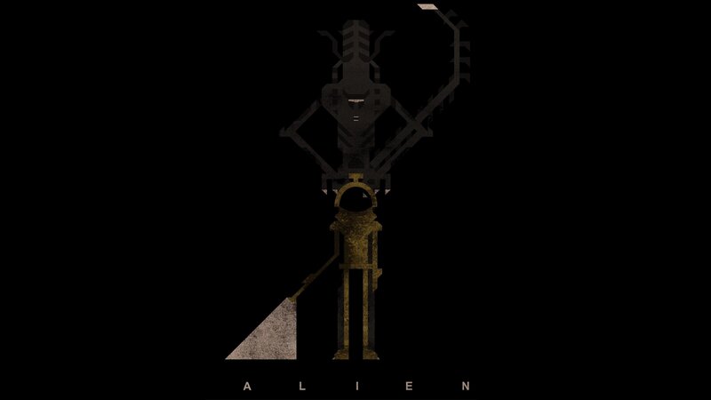 Alien Creature Silhouette
