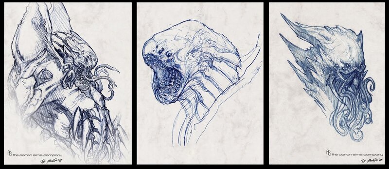 Alien Creature Sketches