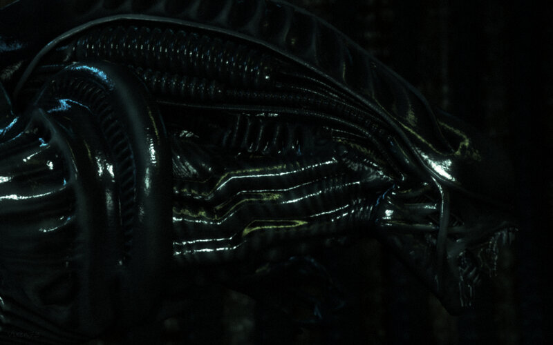 Alien Creature Torso — Black