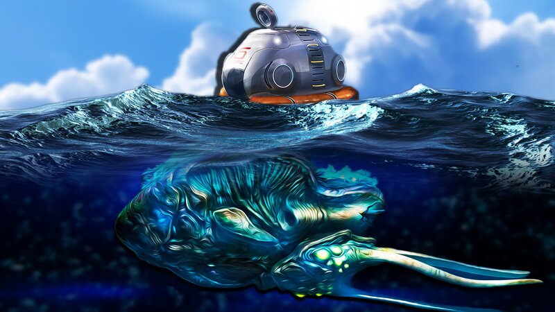 Alien Creature Underwater