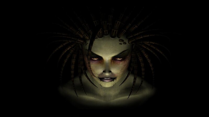 Alien Creature with Dreadlocks — Black, Dark