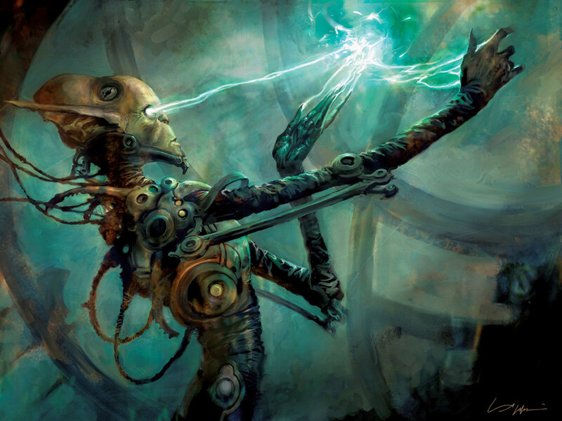 alien creature with energy blast