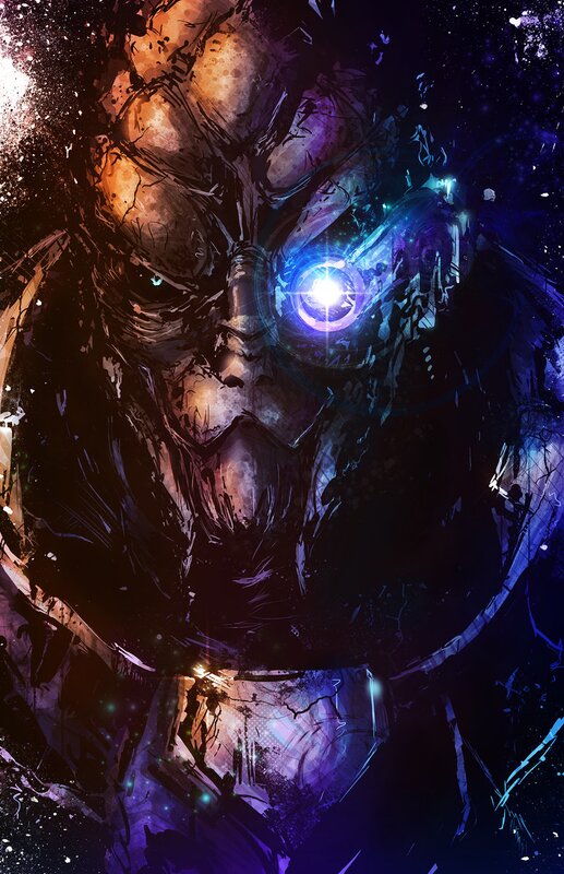 Alien Creature with Glowing Eye — Purple