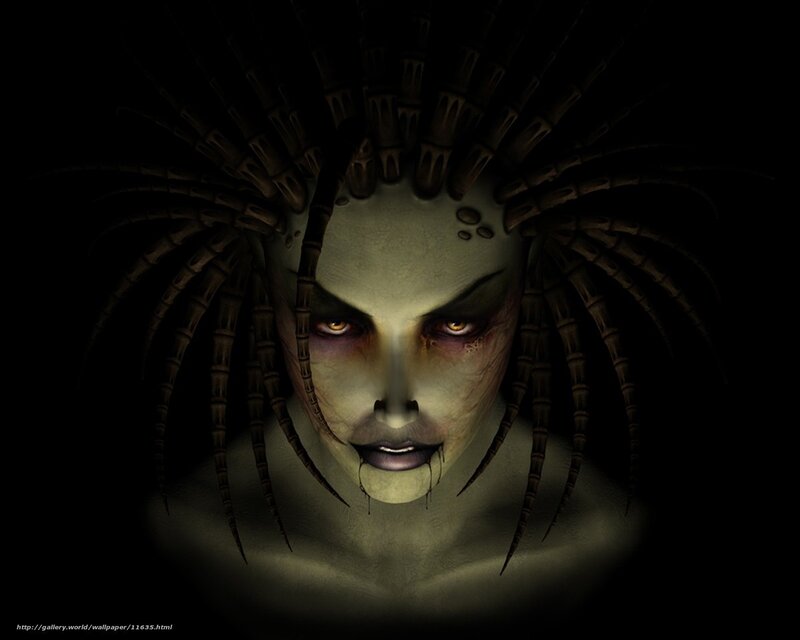 alien creature with glowing eyes