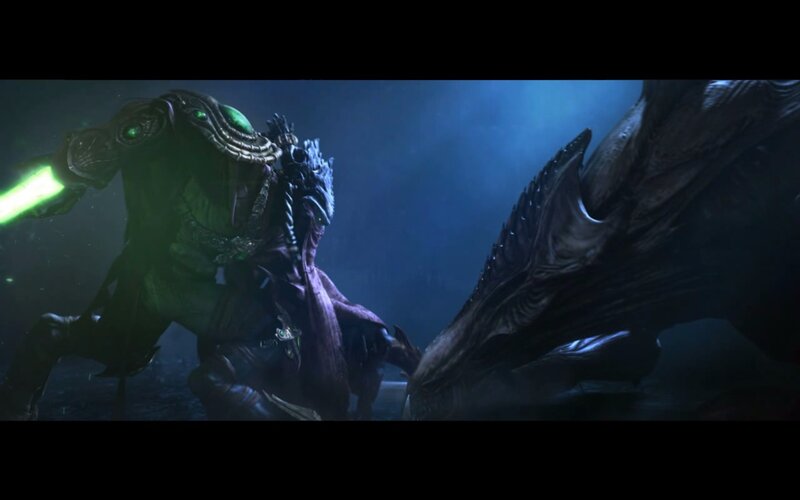 Alien Creature with Green Light