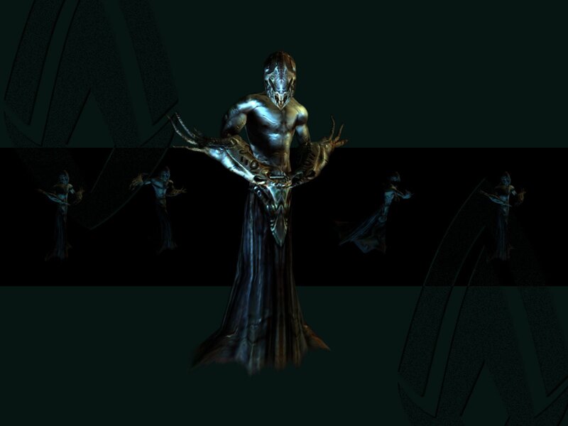 Alien Creature with Tentacles — Black, Dark, Dramatic