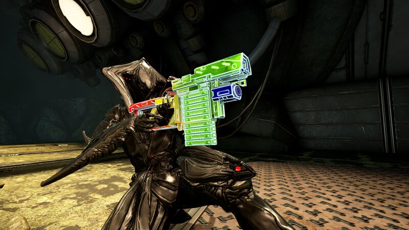 Alien Creature with Weapon — Black