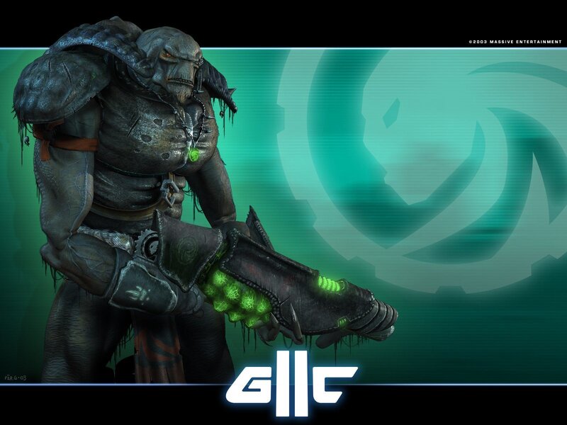 Alien Creature with Weapon