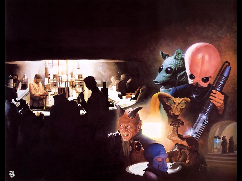 Alien Creatures in Bar
