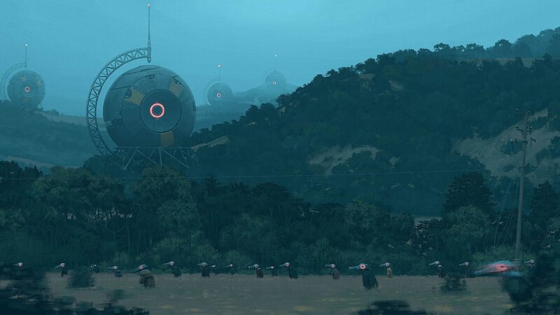 Alien Creatures in Field
