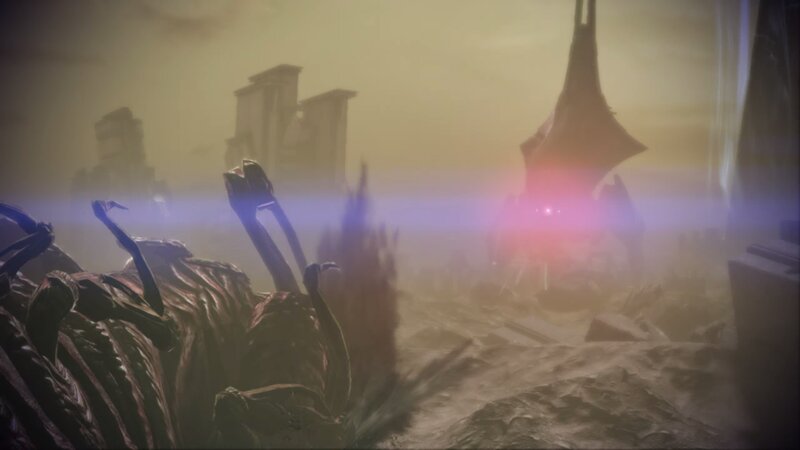 Alien Creatures in Ruins