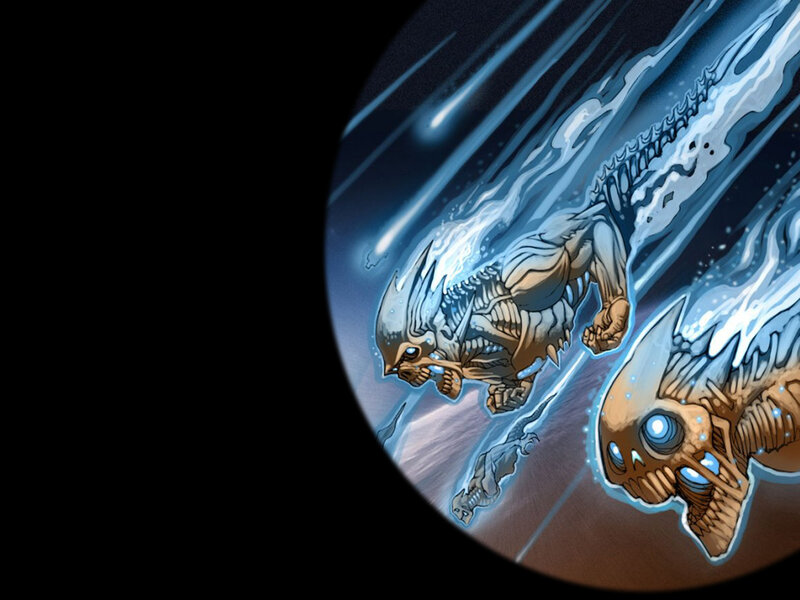 Alien Creatures in Space — Blue