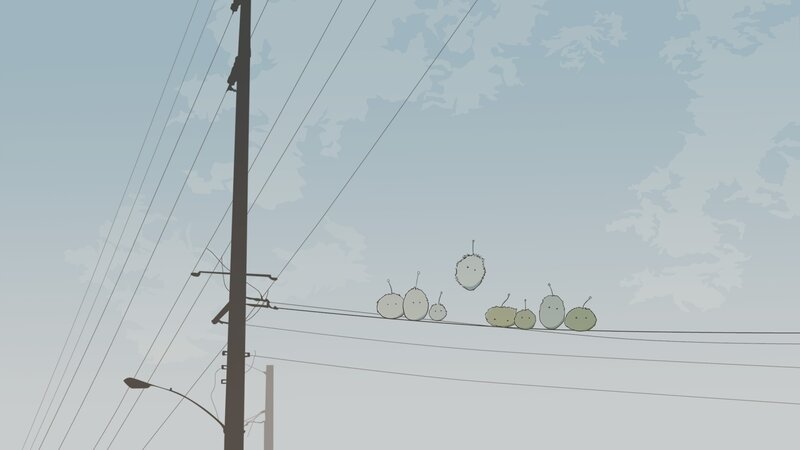 Alien Creatures on Wire