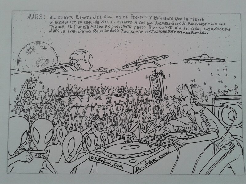 Alien Dance Party on Mars