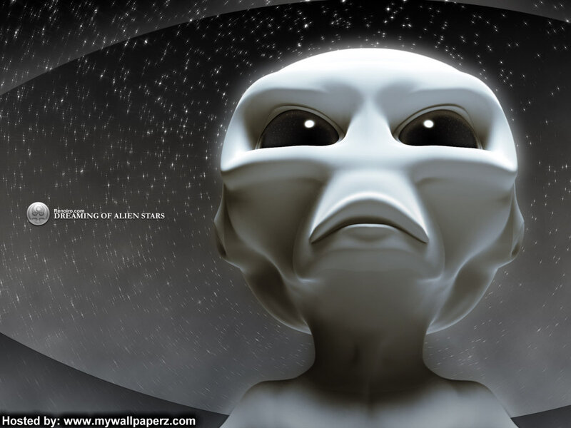 alien dreaming of stars