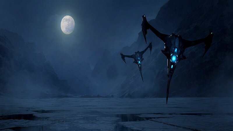 Alien Drones in Flight