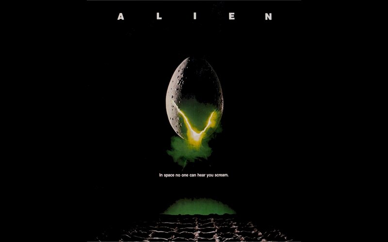 Alien Egg Hatching — Black, Dramatic, Ominous