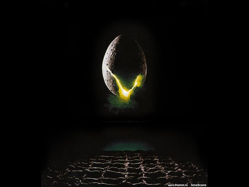 Alien Egg Hatching — Black, Dramatic