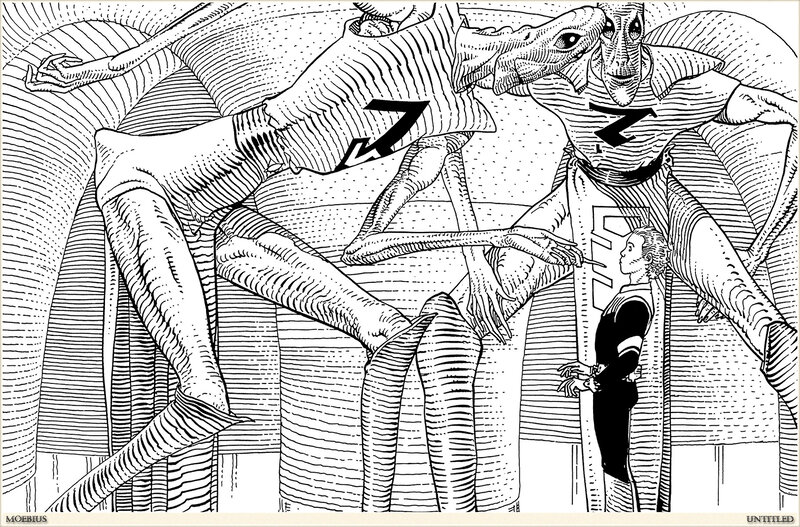 alien encounter illustration