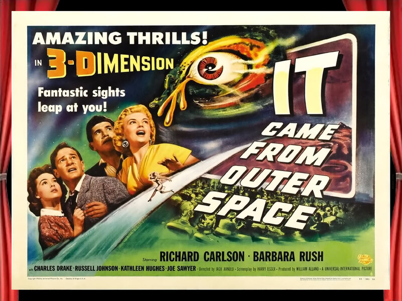 Alien Eye on Movie Poster — Green