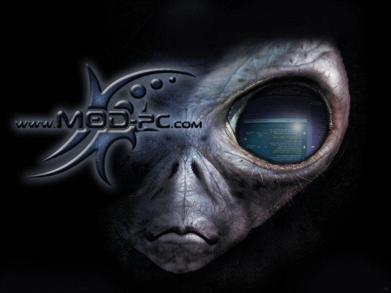 alien eye with website reflection