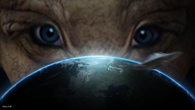 Alien Eyes and Planet