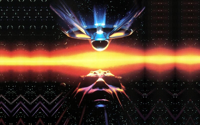 Alien Face and Spaceship