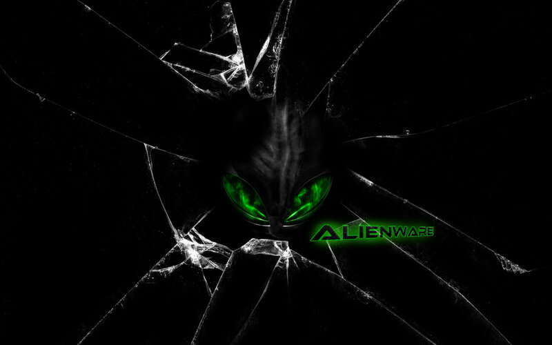 Alien Face Behind Glass