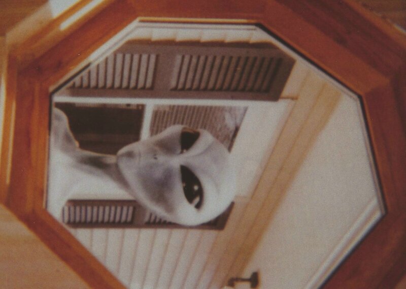 Alien Face in Window