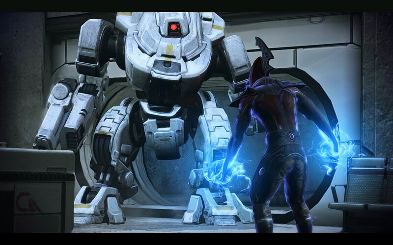Alien Figure with Robot