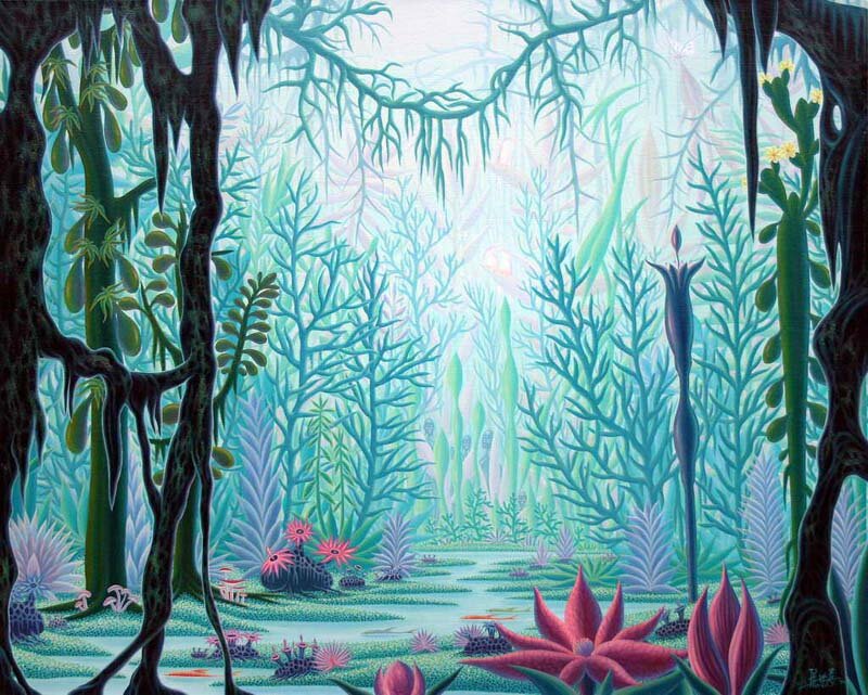 Alien Forest Landscape