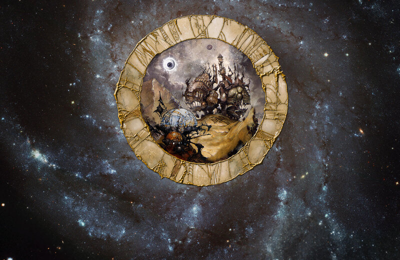 Alien Fortress in Space