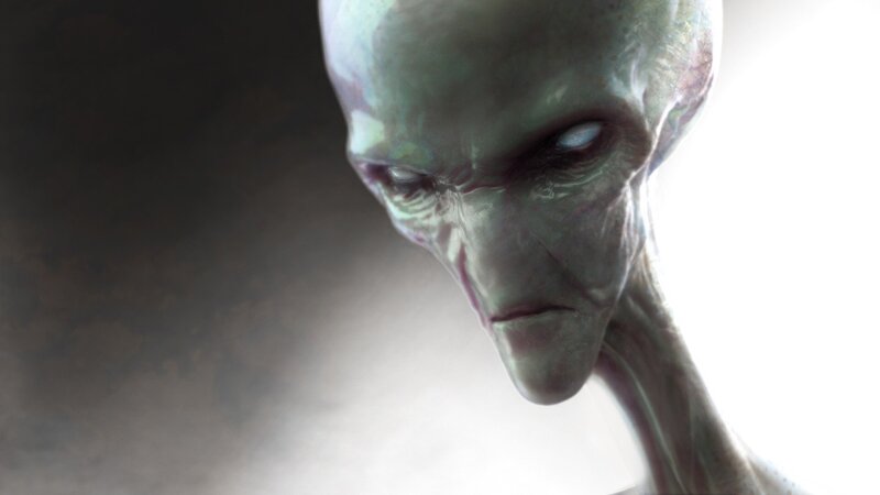 Alien Head Close-up