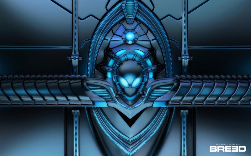 Alien Head in Armor