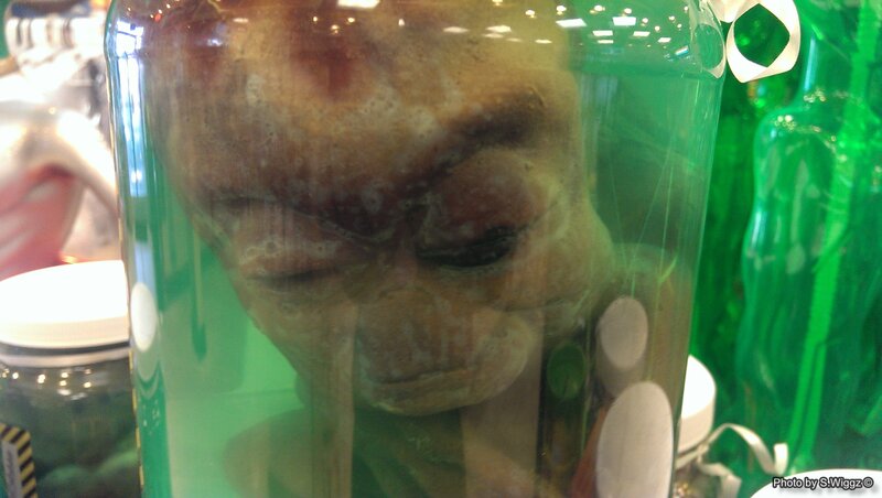 Alien Head in Jar