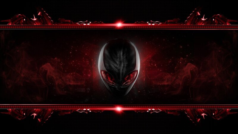 Alien Head Logo — Black, Dark, Dramatic, Digital Art