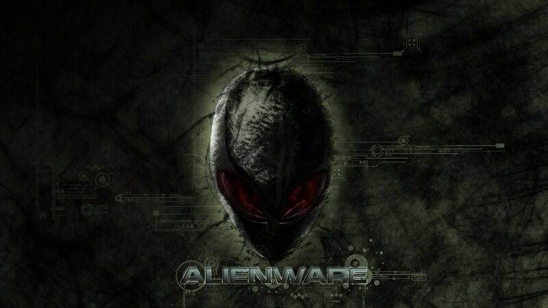Alien Head Logo — Black, Dark, Futuristic, Digital Art