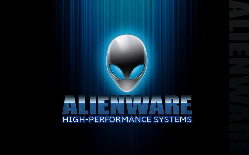Alien Head Logo — Blue, Dramatic, Digital Art, Text