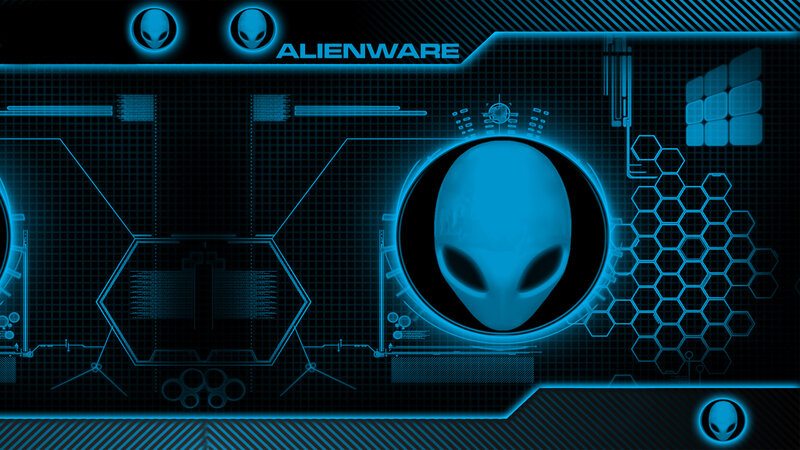 Alien Head Logo — Blue, Futuristic, Digital Art