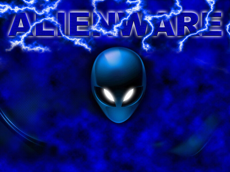 Alien Head Logo — Blue